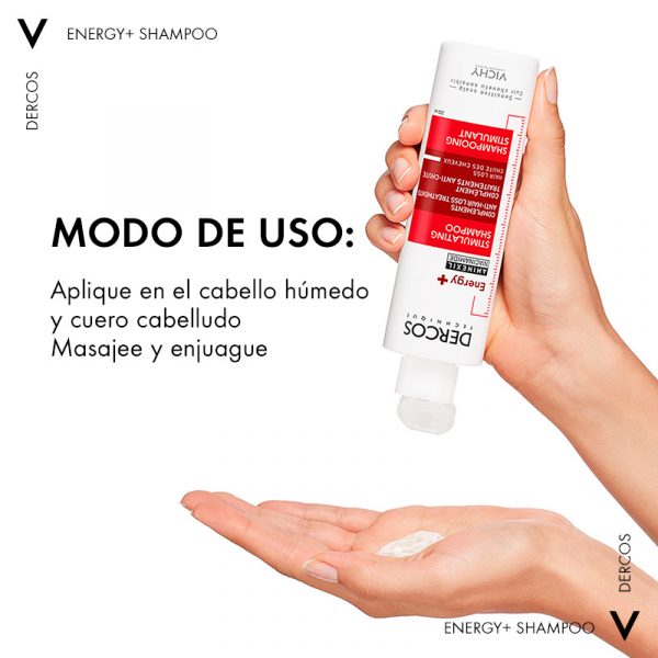 Vichy Dercos Shampoo Estimulante Energy+ 200ml - Dermaproductos Guatemala