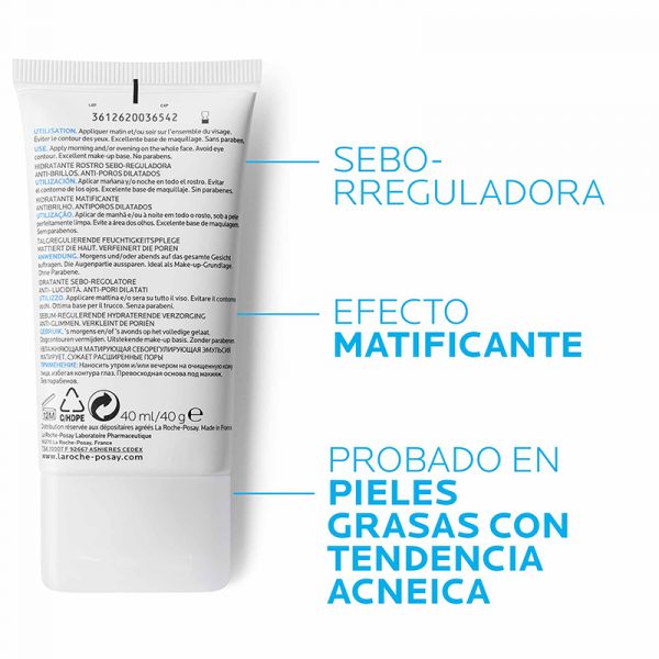 La Roche-Posay Effaclar Mat 40ml - Dermaproductos Guatemala