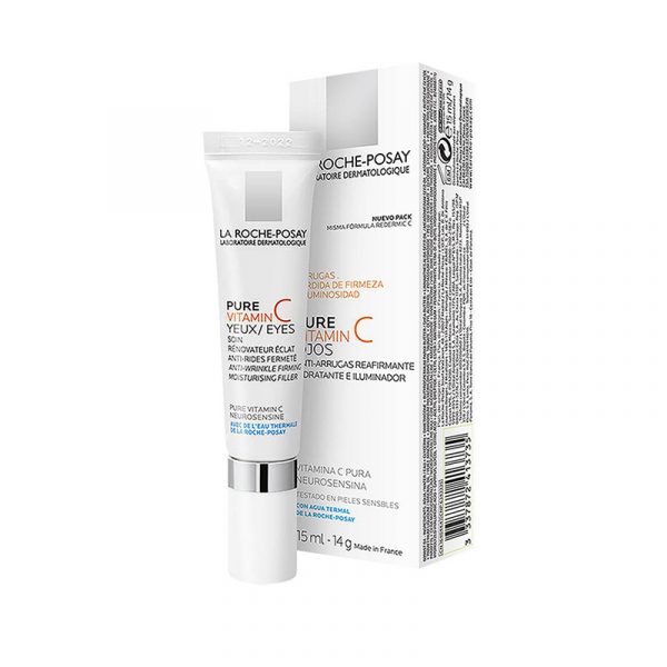 La Roche-Posay Pure Vitamin C Ojos 15ml - Dermaproductos Guatemala