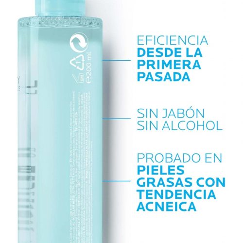 La Roche-Posay Effaclar Agua Micelar Ultra Purificante 200ml - Dermaproductos Guatemala