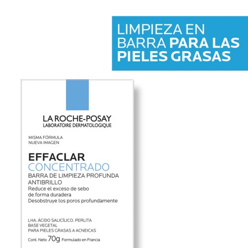 La Roche-Posay Effaclar Barra Concentrado 70g - Dermaproductos Guatemala