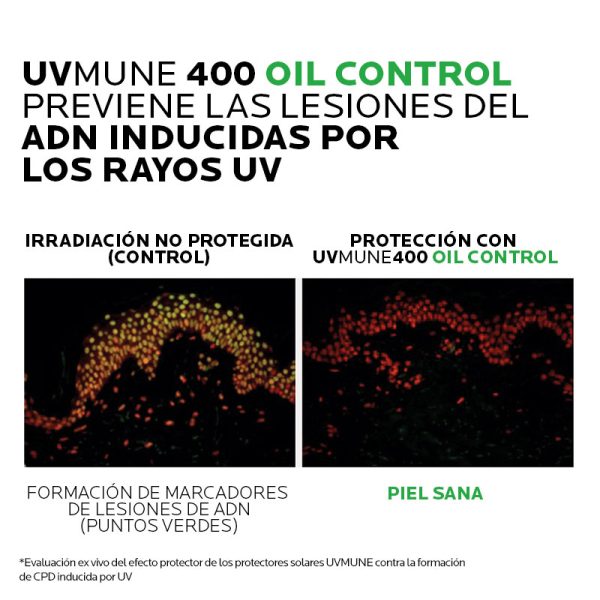 La Roche-Posay Anthelios UVMune Oil Control Gel Protector Solar Facial SPF50+ 50ml - Dermaproductos Guatemala