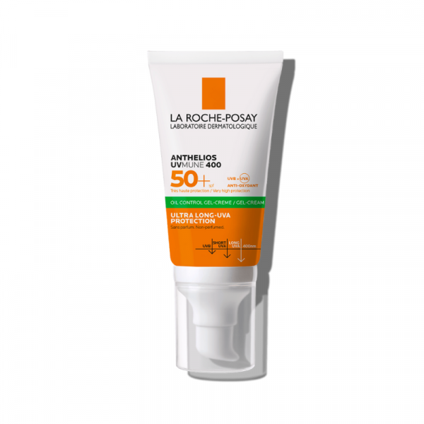 La Roche-Posay Anthelios UVMune Oil Control Gel SPF50+ 50ml - Dermaproductos Guatemala