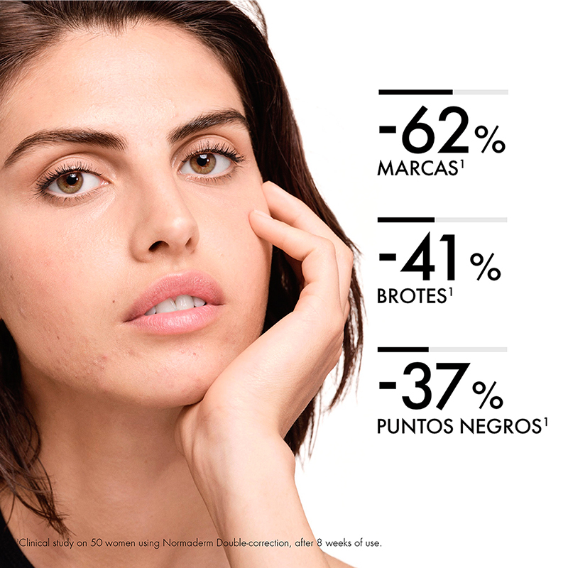 Vichy Normaderm Cuidado Diario Doble Corrección 50ml - Dermaproductos Guatemala