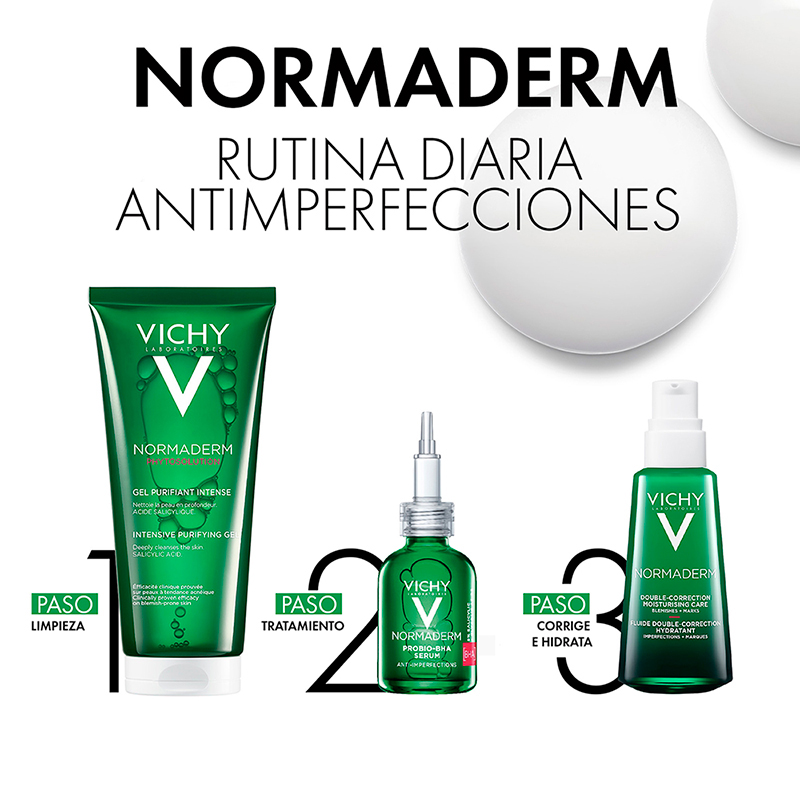 Vichy Normaderm Cuidado Diario Doble Corrección 50ml - Dermaproductos Guatemala