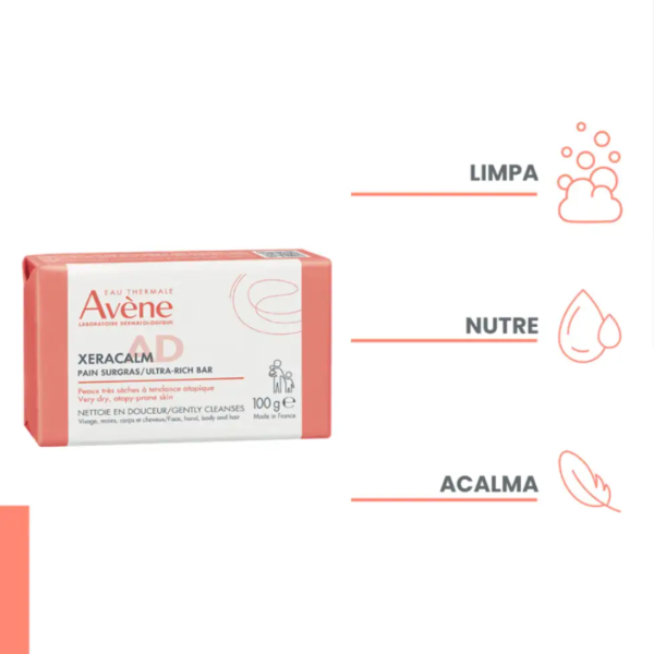 Avène XeraCalm A.D. Barra Nutritiva 100g