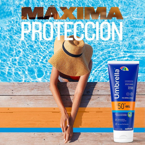 Umbrella Gel FP50+ 60g - Dermaproductos Guatemala