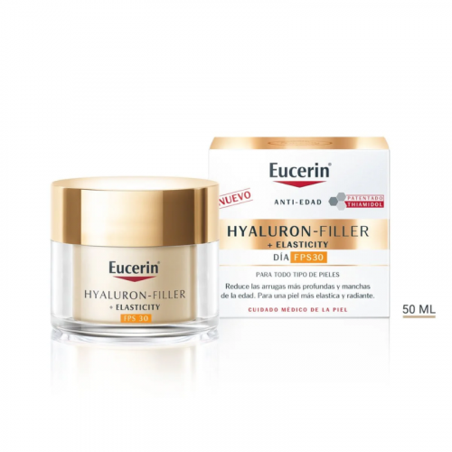 Eucerin Hyaluron-Filler + Elasticity FPS30 50ml - Dermaproductos Guatemala