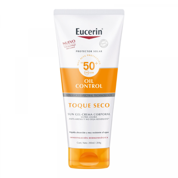 Eucerin Oil Control Corporal Gel-Crema Toque Seco FPS 50+