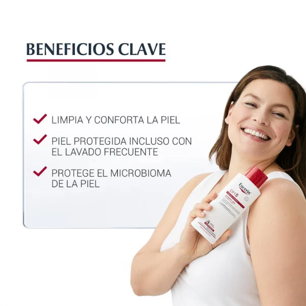 Eucerin pH5 Syndet Gel 250ml - Dermaproductos Guatemala