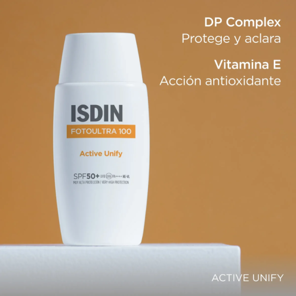 ISDIN FotoUltra 100 Active Unify 50ml - Dermaproductos Guatemala