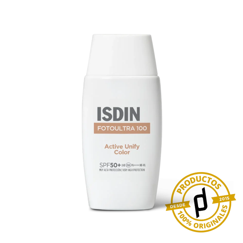 ISDIN FotoUltra 100 Active Unify Color 50ml - Dermaproductos Guatemala