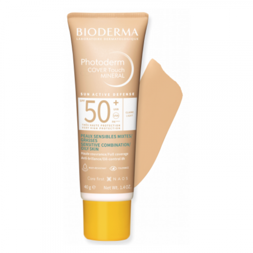Bioderma Photoderm COVER Touch SPF 50+ Claro 40g - Dermaproductos Guatemala