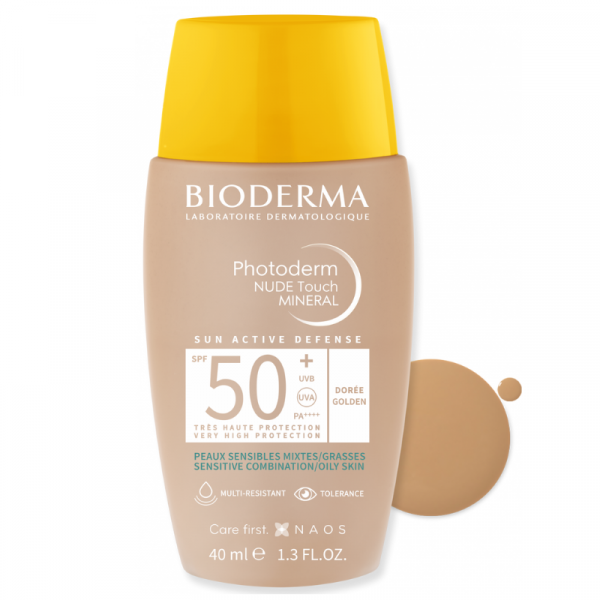 Bioderma Photoderm Nude Touch Dorado 40ml