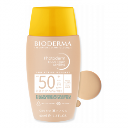 Bioderma Photoderm Nude Touch Muy Claro - Dermaproductos Guatemala