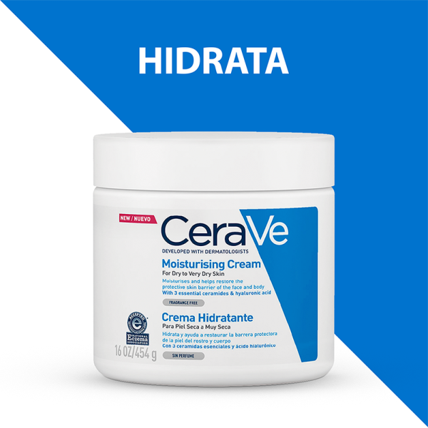 CeraVe Crema Hidratante para Piel Seca a Muy Seca 473ml