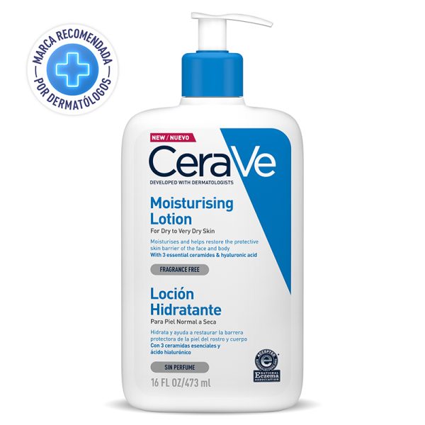 CeraVe Loción Hidratante para Piel Normal a Seca 473ml