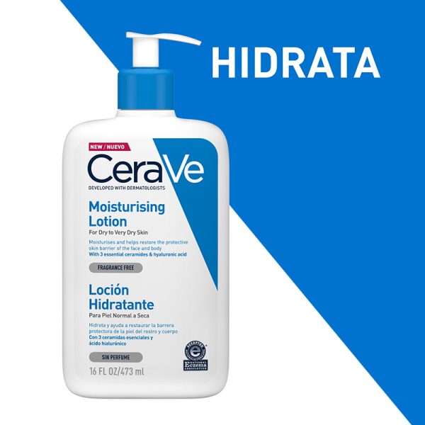 CeraVe Loción Hidratante para Piel Normal a Seca 473ml