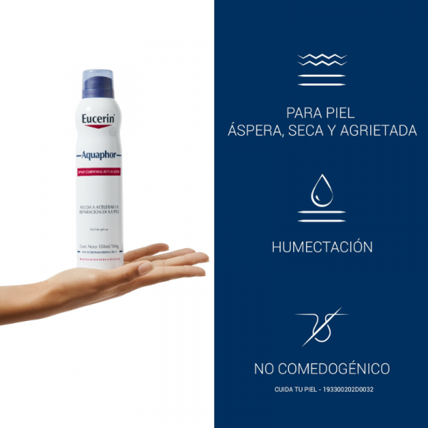 Eucerin Aquaphor Spray Reparador 150ml - Dermaproductos Guatemala