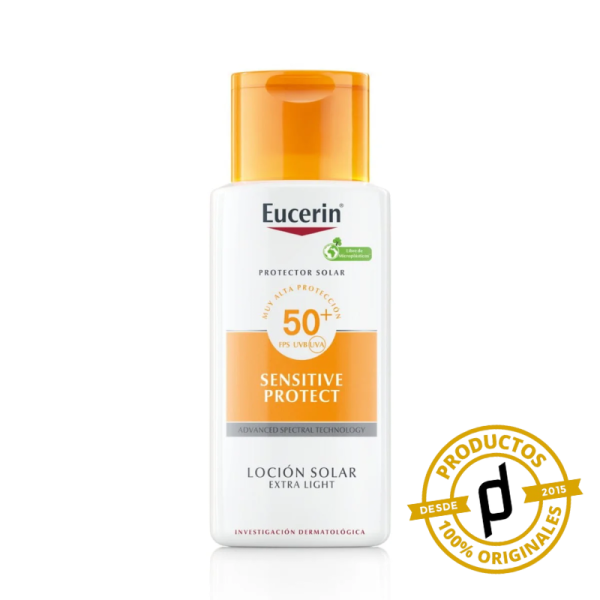 Eucerin Sun Lotion Sensitive Protect Textura Muy Ligera FPS 50+