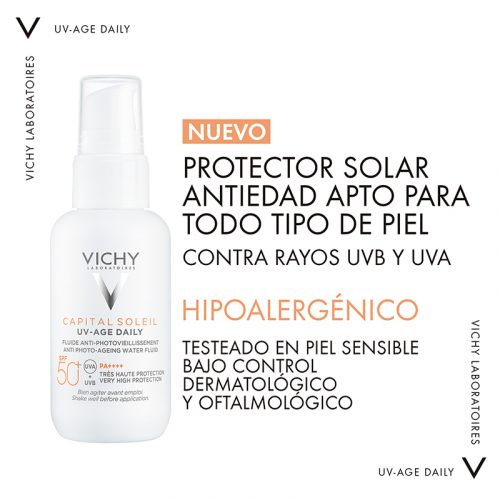 Vichy Capital Soleil UV-Age Daily 40ml - Dermaproductos Guatemala