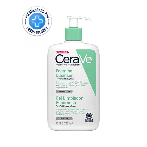 CeraVe Gel Limpiador Espumoso 473ml