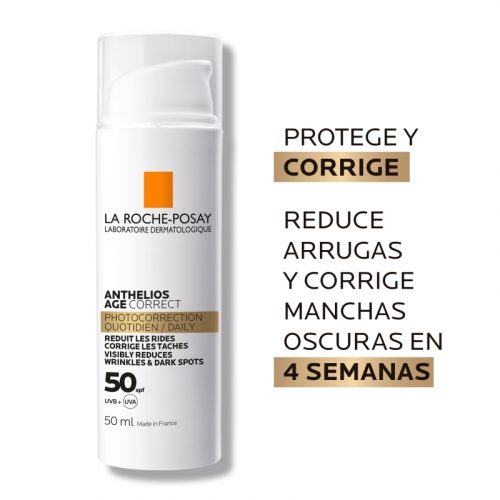 La Roche-Posay Anthelios Age Correct FPS50+ 50ml - Dermaproductos Guatemala