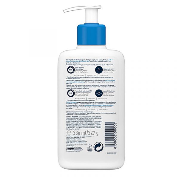 CeraVe Loción Hidratante 236ml - Dermaproductos Guatemala