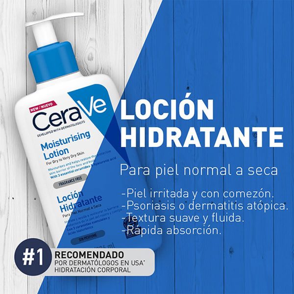 CeraVe Loción Hidratante 236ml - Dermaproductos Guatemala