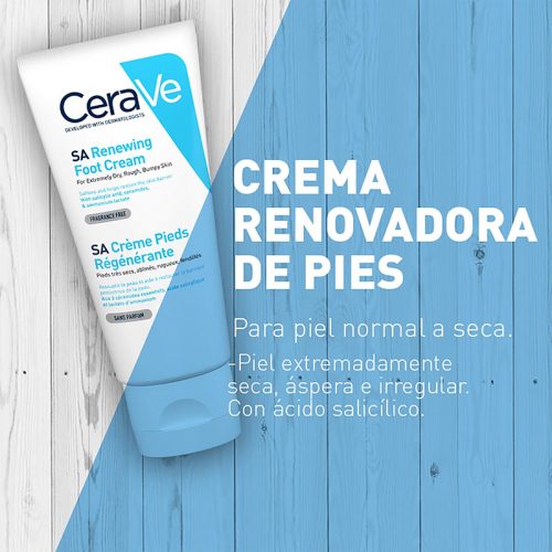 CeraVe SA Crema Renovadora de Pies 88ml - Dermaproductos Guatemala