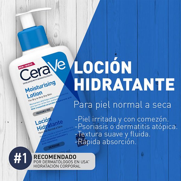 CeraVe Loción Hidratante 473ml - Dermaproductos Guatemala