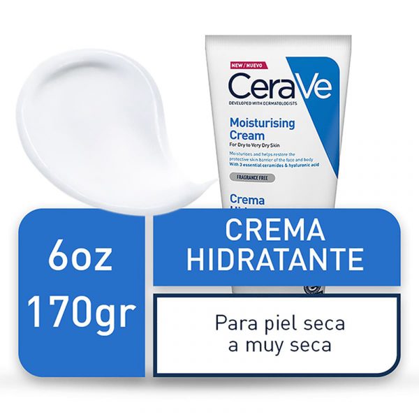 CeraVe Crema Hidratante 177ml - Dermaproductos Guatemala