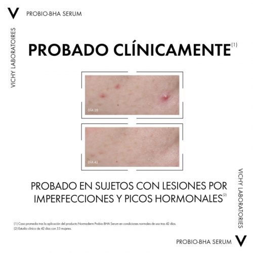 Vichy Normaderm Sérum Probio-BHA Anti-Imperfecciones 30ml - Dermaproductos Guatemala