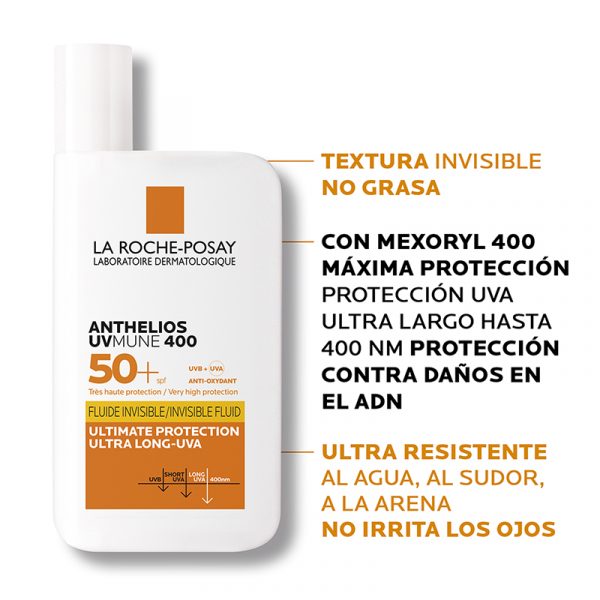 La Roche-Posay Anthelios UVMune 400 Fluido Invisible 50ml