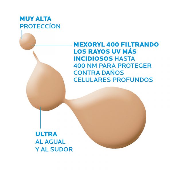 La Roche-Posay Anthelios UVMune 400 Fluido Invisible Color 50ml - Dermaproductos Guatemala