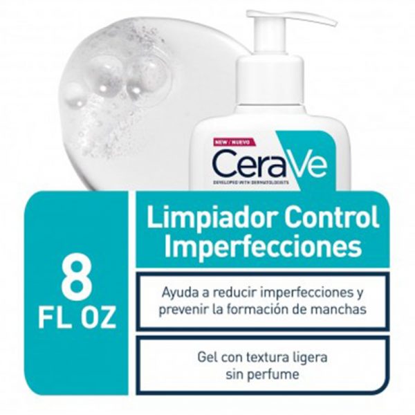 Cerave Limpiador Control Imperfecciones 236ml - Dermaproductos Guatemala