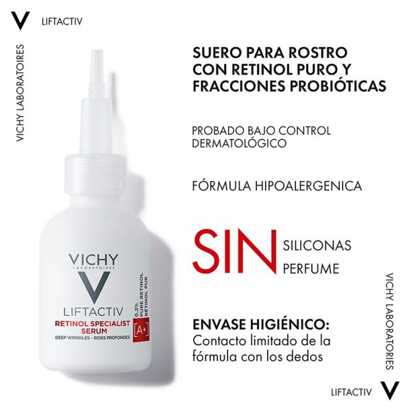 Vichy Liftactiv Retinol Specialist 30ml - Dermaproductos Guatemala