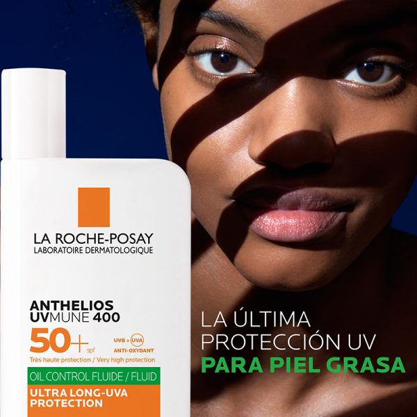 La Roche-Posay Anthelios UVMune400 Oil Control SPF50+ 50ml - Dermaproductos Guatemala