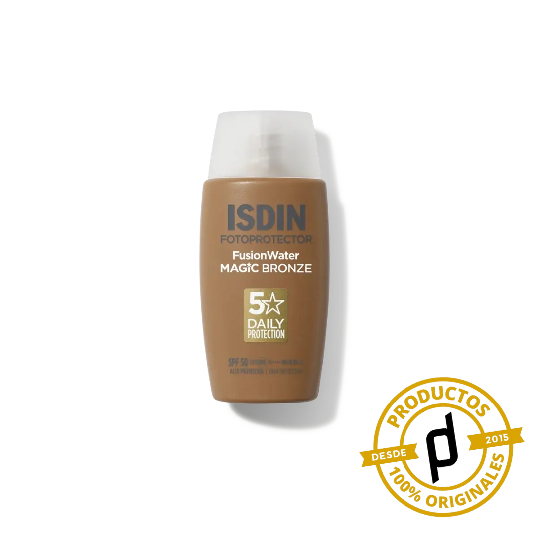 ISDIN Fotoprotector Fusion Water Magic Bronze SPF50 50ml - Dermaproductos Guatemala