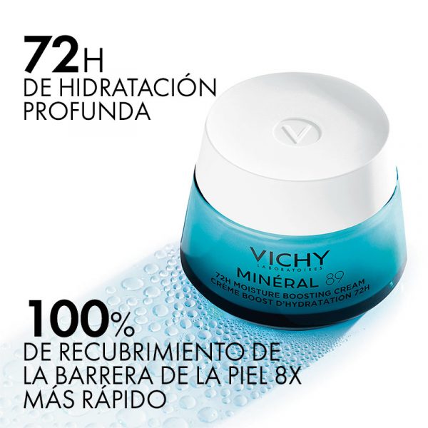 Vichy Minéral 89 Crema Hidratante 72H 50ml - Dermaproductos Guatemala