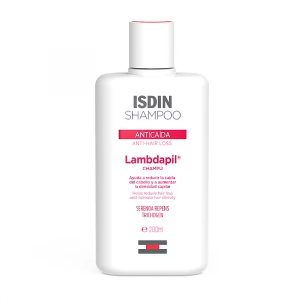 ISDIN Lambdapil Shampoo Anticaída 200ml - Dermaproductos Guatemala