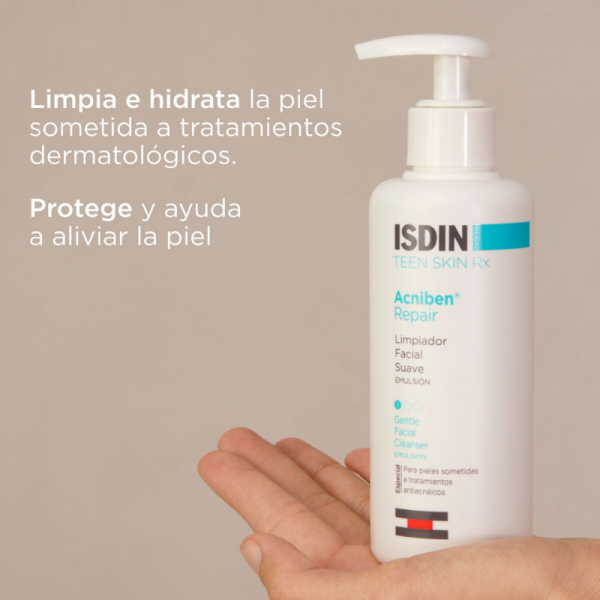 ISDIN Acniben Repair Limpiador Facial Suave Emulsión - Dermaproductos Guatemala