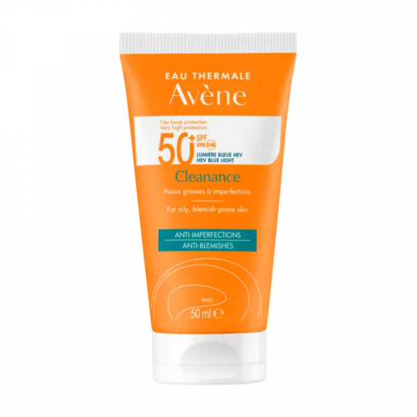 Avène Cleanance Solar SPF 50+ - Dermaproductos Guatemala