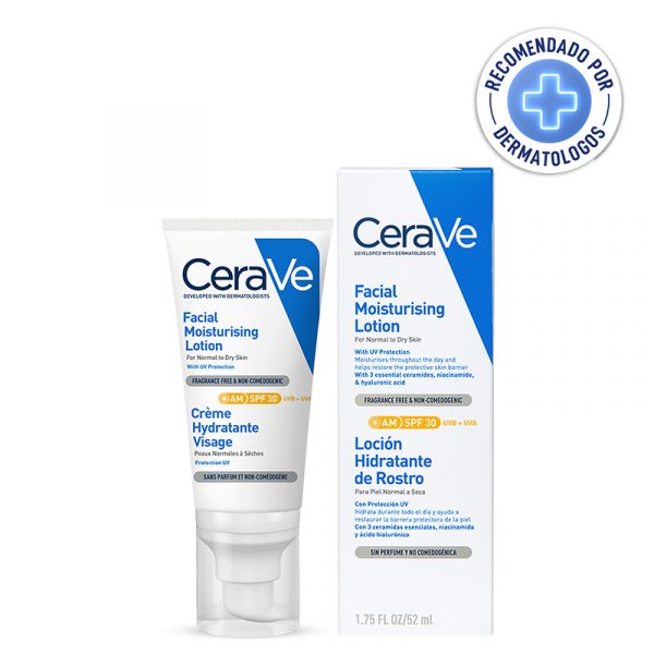 CeraVe Loción Hidratante de Rostro FPS30 52ml