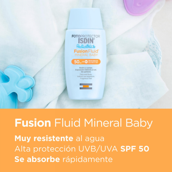 ISDIN Fotoprotector Pediatrics Fusion Fluid Mineral Baby SPF 50