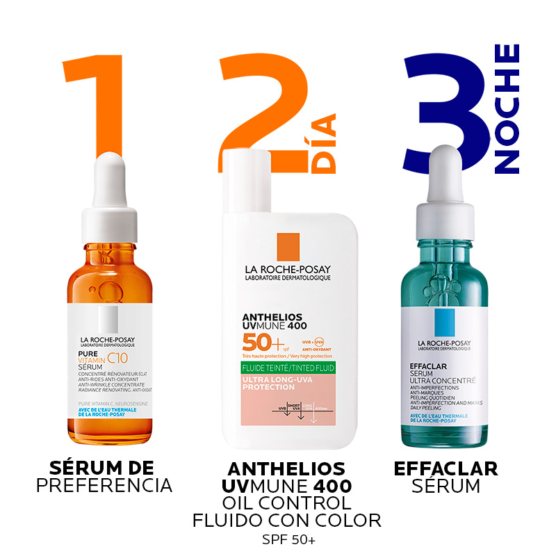 La Roche-Posay Anthelios UVMune400 Oil Control con Color SPF50+ 50ml Dermaproductos Guatemala
