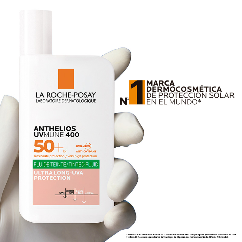 La Roche-Posay Anthelios UVMune400 Oil Control con Color SPF50+ 50ml Dermaproductos Guatemala