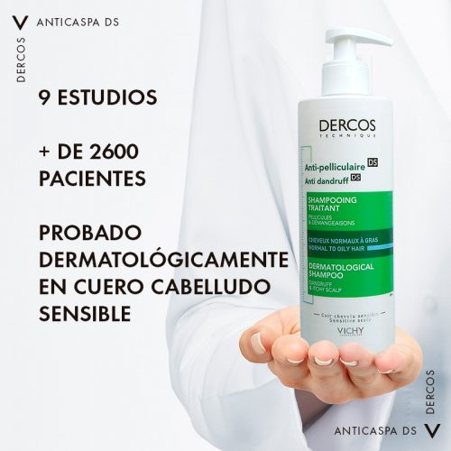 Vichy Dercos Anticaspa DS 390ml Dermaproductos Guatemala