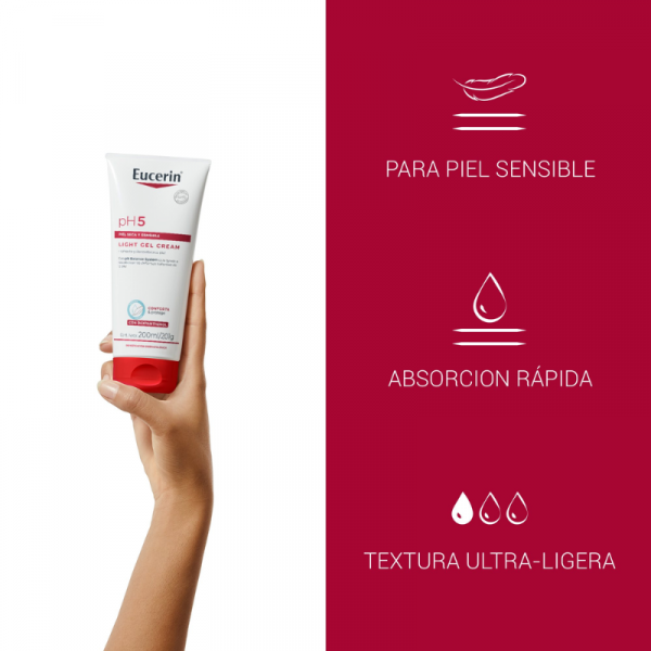 Eucerin pH5 Gel Crema Corporal Hidratante - Dermaproductos Guatemala