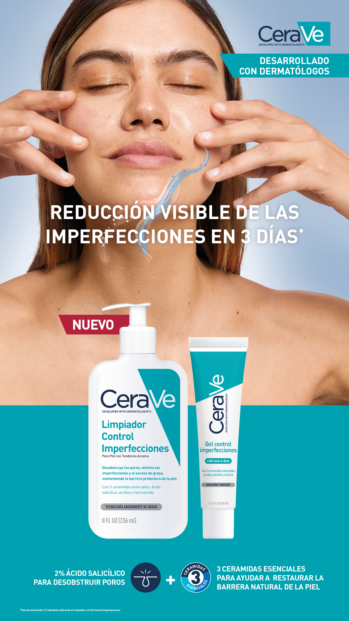 Banner Rutina de Skincare CeraVe para Piel Grasa: Equilibra y Controla tu Brillo - Dermaproductos Guatemala